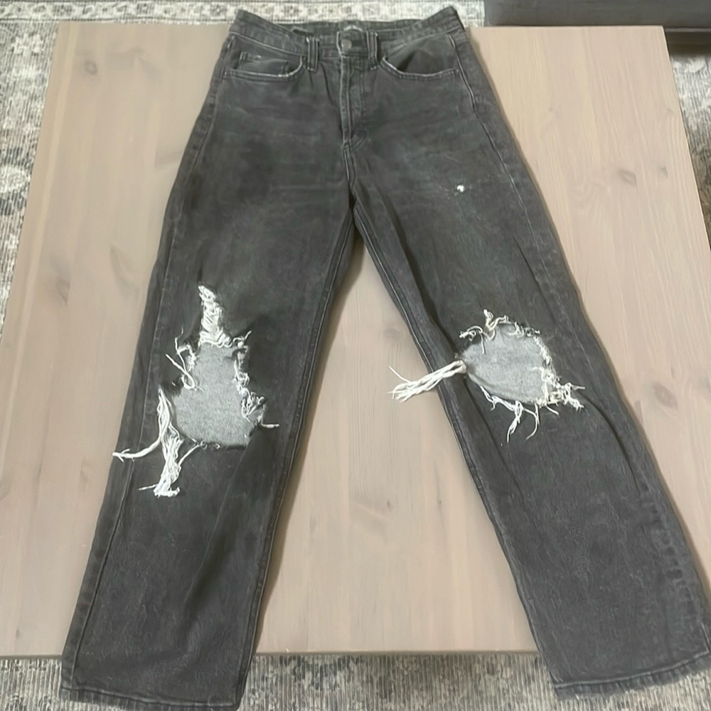 Wild Fable Highest Rise Straight Rip Jeans Size 2
